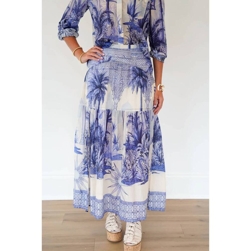 NEW SHUG mia maxi skirt in blue